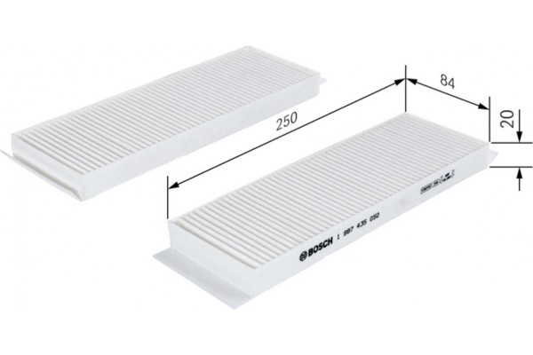 Bosch Φίλτρο, Αέρας Εσωτερικού Χώρου - 1 987 435 050