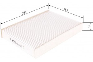 Bosch Φίλτρο, Αέρας Εσωτερικού Χώρου - 1 987 435 057