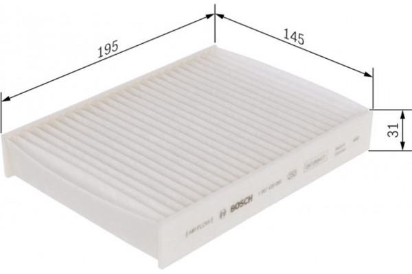 Bosch Φίλτρο, Αέρας Εσωτερικού Χώρου - 1 987 435 066