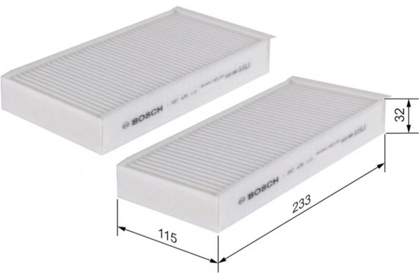 Bosch Φίλτρο, Αέρας Εσωτερικού Χώρου - 1 987 435 110
