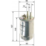 Bosch Φίλτρο Καυσίμου - 0 450 906 407 Bosch Φίλτρο Καυσίμου - 0 450 906 407