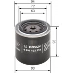 Bosch Φίλτρο Λαδιού - 0 451 103 251