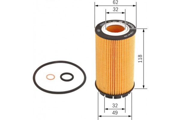 Bosch Φίλτρο Λαδιού - F 026 407 069