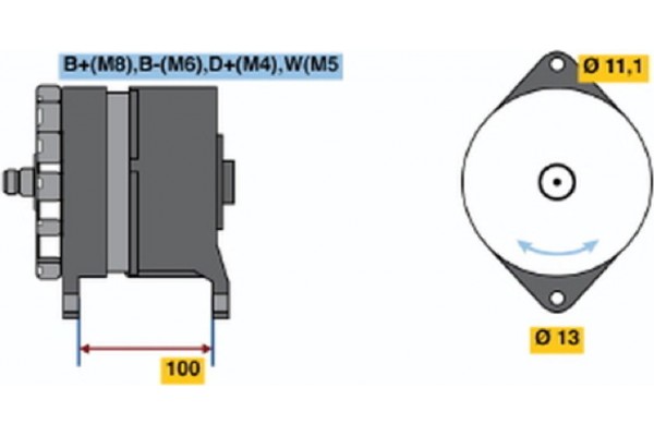 Bosch Γεννήτρια - 0 120 468 135