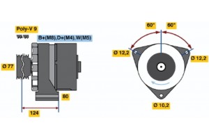 Bosch Γεννήτρια - 6 033 GB3 023