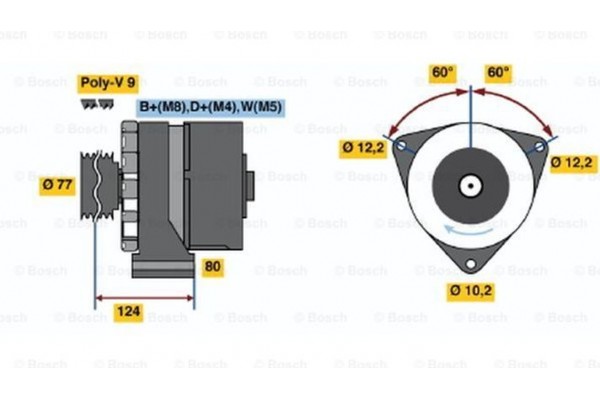 Bosch Γεννήτρια - 6 033 GB3 023