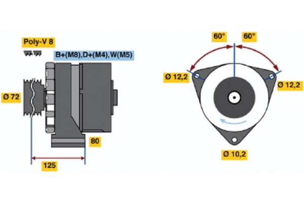 Bosch Γεννήτρια - 0 120 469 115