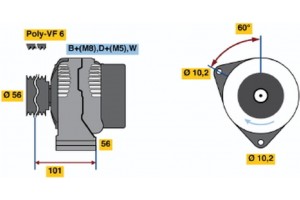 Bosch Γεννήτρια - 0 123 320 041