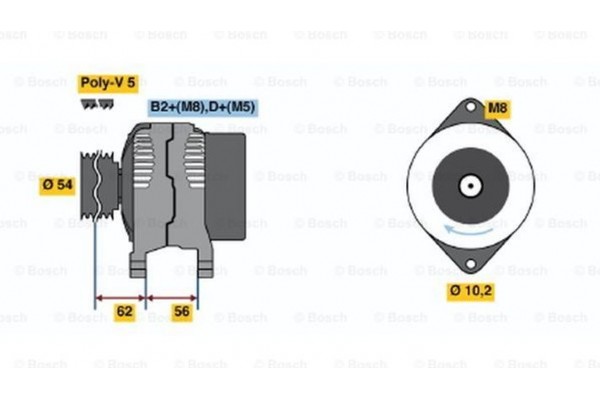 Bosch Γεννήτρια - 0 124 425 009