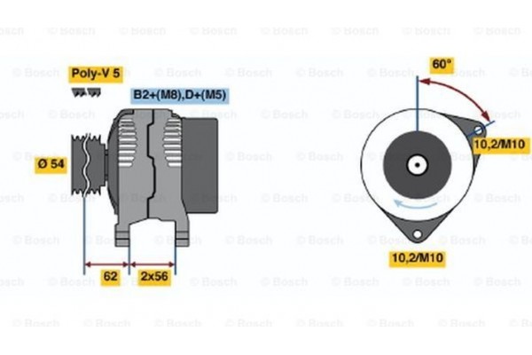 Bosch Γεννήτρια - 0 124 425 028