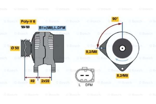 Bosch Γεννήτρια - 0 124 325 013