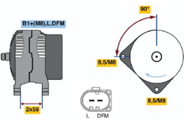 Bosch Γεννήτρια - 0 124 325 149