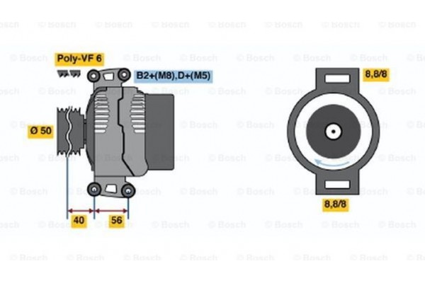 Bosch Γεννήτρια - 0 124 615 035