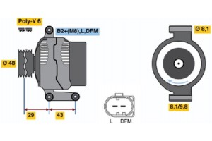 Bosch Γεννήτρια - 0 124 325 157