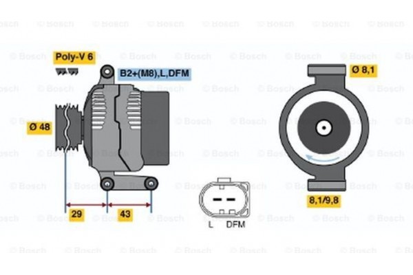 Bosch Γεννήτρια - 0 124 325 157