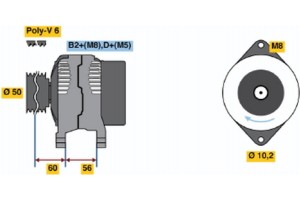 Bosch Γεννήτρια - 0 124 515 086