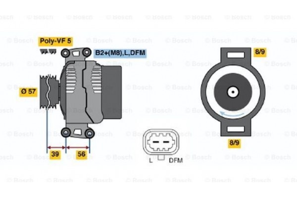 Bosch Γεννήτρια - 0 124 425 040