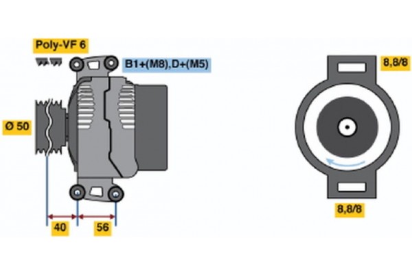 Bosch Γεννήτρια - 0 124 515 114