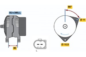 Bosch Γεννήτρια - 0 124 525 125
