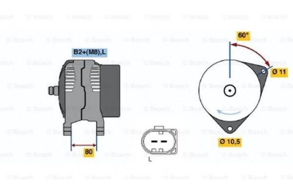 Bosch Γεννήτρια - 0 124 525 125