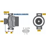 Bosch Γεννήτρια - 0 124 555 008