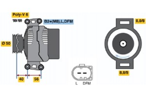Bosch Γεννήτρια - 0 124 625 002