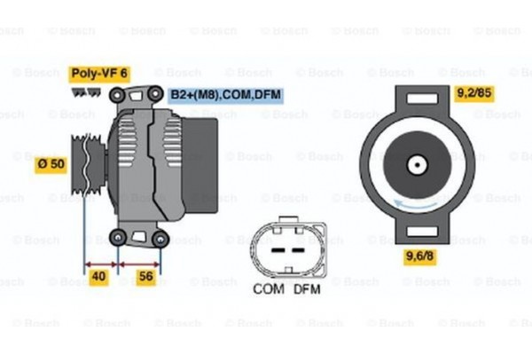 Bosch Γεννήτρια - 0 124 625 045