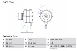 Bosch Γεννήτρια - 0 986 039 130