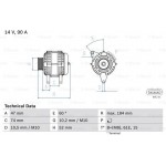 Bosch Γεννήτρια - 0 986 041 190