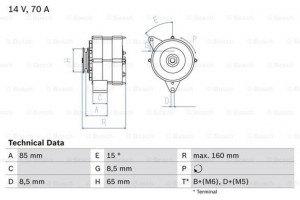 Bosch Γεννήτρια - 0 986 041 620