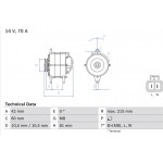 Bosch Γεννήτρια - 0 986 041 790