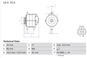 Bosch Γεννήτρια - 0 986 041 790