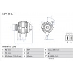 Bosch Γεννήτρια - 0 986 042 291