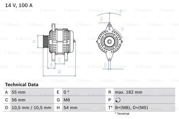 Bosch Γεννήτρια - 0 986 042 740