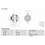 Bosch Γεννήτρια - 0 986 042 770