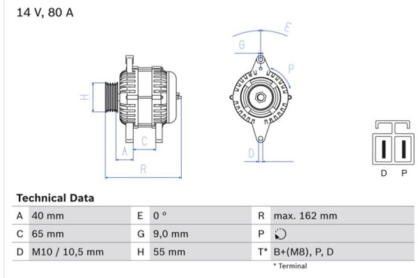 Bosch Γεννήτρια - 0 986 042 911
