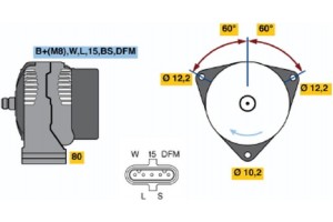 Bosch Γεννήτρια - 0 986 047 430