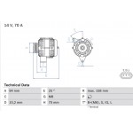 Bosch Γεννήτρια - 0 986 045 891