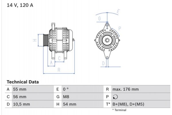 Bosch Γεννήτρια - 0 986 046 150
