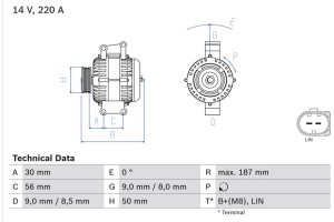Bosch Γεννήτρια - 0 986 047 800