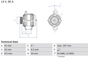 Bosch Γεννήτρια - 0 986 048 771