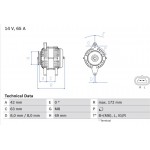 Bosch Γεννήτρια - 0 986 049 051