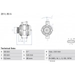 Bosch Γεννήτρια - 0 986 049 320