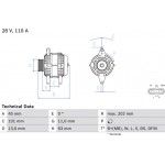 Bosch Γεννήτρια - 0 986 049 360