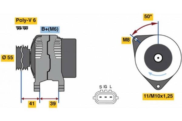 Bosch Γεννήτρια - 0 986 049 490