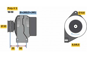 Bosch Γεννήτρια - 0 986 049 540