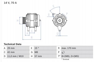 Bosch Γεννήτρια - 0 986 049 960