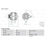 Bosch Γεννήτρια - 0 986 080 330