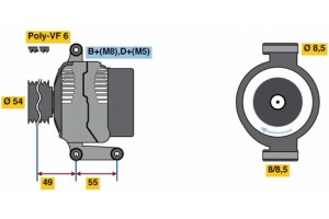 Bosch Γεννήτρια - 0 986 080 980