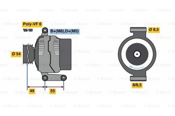 Bosch Γεννήτρια - 0 986 080 980